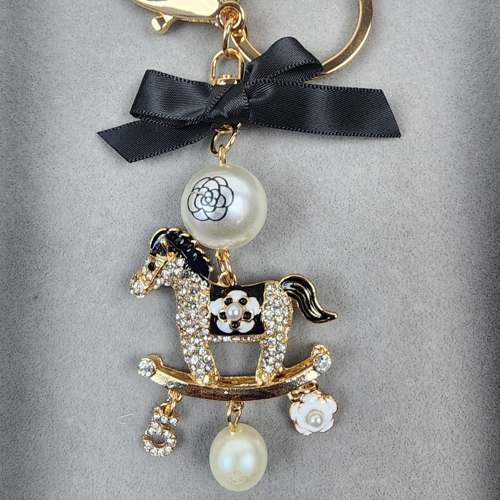 Bag Charm/ Keychain Rocking Horse - Picture 1 of 3